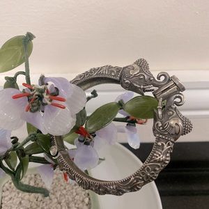 Vintage elephant heads Bangle Bracelet